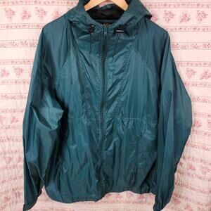 REI Lightweight Men's Windbreaker Jacket - Teal Blue - Large